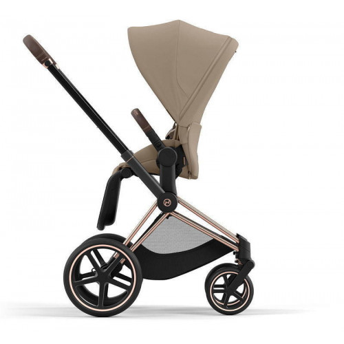 Коляска Cybex Priam IV Rosegold complete Cloud G Almond Beige Plus Base G 3 в 1 Cozy Beige