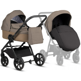Детская коляска Tutis Leo 3 Plus 3 в 1 с автокреслом Beno Black 1582262 Towny