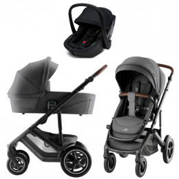 Коляска 3 в 1 Britax Roemer Smile 5Z Style и автокресло Osann Cuddle Carbon Mineral Grey
