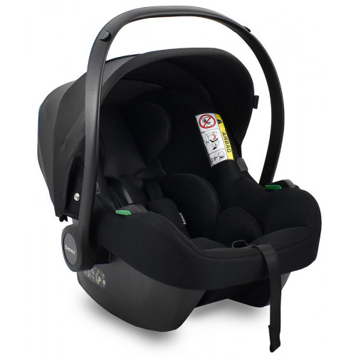 Детская коляска Bexa Ideal Eco 3 в 1 с автокреслом Avionaut Cosmo IE06 черный+т.серая кожа
