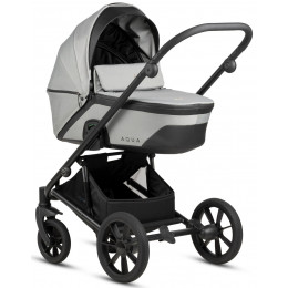 Детская коляска Noordi Aqua V2 3 в 1 с автокреслом Terra Black 1482602 Light Grey