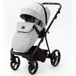 Детская коляска Adamex Quantum 3 в 1 Q-TK10 (СВ.СЕРЫЙ)
