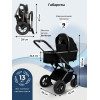 Коляска 3 в 1 Sweet Baby Rocco Air + автокресло Elegante Plus Black (Air)