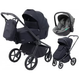 Детская коляска Rant Flex Therm Soft 3 в 1 с автокреслом Miro Olive Midnight Black