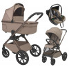 Детская коляска 3 в 1 Espiro Clodi и автокресло Pi Beige 09 stylish beige