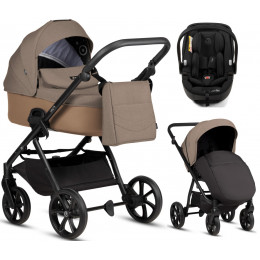Детская коляска Tutis Leo 3 Plus 3 в 1 с автокреслом Beno Black 1582262 Towny