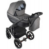 Детская коляска Bexa Ideal Eco 3 в 1 с автокреслом Avionaut Cosmo IE06 черный+т.серая кожа