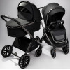 Детская коляска AmaroBaby Genius 3 в 1 с автокреслом Rant Miro Beige черный
