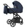 Коляска Carrello Alfa CRL-6522 2025 Nova DK791 Grey Line 3 в 1 Denim Blue