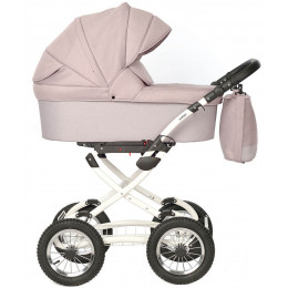Детская коляска Indigo Barbara 21 Classic 3 в 1 с автокреслом Avionaut Cosmo Ba07 розовый