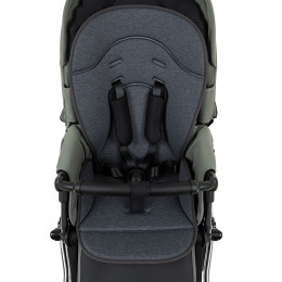 Детская коляска Roan Bass Next Classic d14 2.0 3 в 1 с автокреслом Pituso Baesa Pro Black,Beige Canopy BSNC/92/2 Sage Green/Black/руч.Black