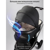 Детская коляска AmaroBaby Genius 3 в 1 с автокреслом Rant Miro Beige черный