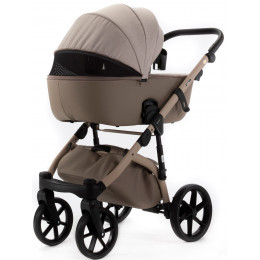 Детская коляска Adamex Nola Natura 3 в 1 N-4-CAPPUCCINO (СВ.БЕЖ + Т.БЕЖ.КОЖА)