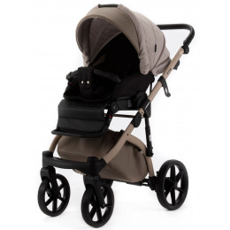 Детская коляска Adamex Nola Natura 3 в 1 N-4-CAPPUCCINO (СВ.БЕЖ + Т.БЕЖ.КОЖА)