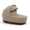 Коляска Cybex Priam IV Rosegold complete Cloud G Almond Beige Plus Base G 3 в 1 Cozy Beige