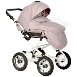 Детская коляска Indigo Barbara 21 Classic 3 в 1 с автокреслом Avionaut Cosmo Ba07 розовый
