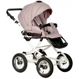 Детская коляска Indigo Barbara 21 Classic 3 в 1 с автокреслом Avionaut Cosmo Ba07 розовый