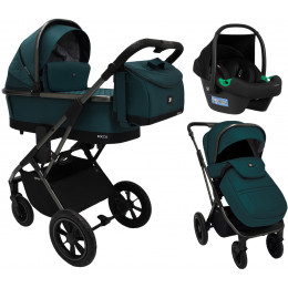 Коляска 3 в 1 Sweet Baby Rocco Air + автокресло Elegante Plus Green (Air)