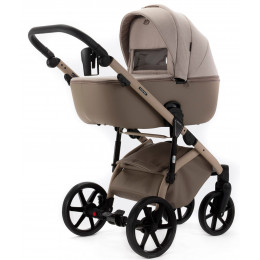 Детская коляска Adamex Nola Natura 3 в 1 N-4-CAPPUCCINO (СВ.БЕЖ + Т.БЕЖ.КОЖА)