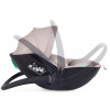 Детская коляска AmaroBaby Genius 3 в 1 с автокреслом Rant Miro Beige черный