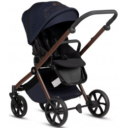 Детская коляска Tutis Mio 3 Plus Limited New 4 в 1 с автокреслом Beno Beige и базой 1622015 Midnight Swallow