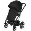 Коляска Cybex Talos S Lux BLK complete Aton B2 Volcano Black Base One 4 в 1 Moon Black с дождевиками