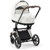 Коляска Cybex Priam IV Rosegold complete Aton S2 Moon Black Base One 4 в 1 Off White