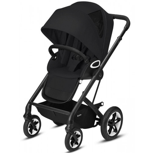 Коляска Cybex Talos S Lux BLK complete Aton B2 Volcano Black Base One 4 в 1 Moon Black с дождевиками