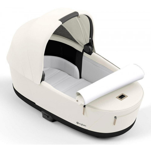 Коляска Cybex Priam IV Rosegold complete Aton S2 Moon Black Base One 4 в 1 Off White