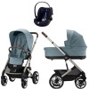 Коляска Cybex Talos S Lux TPE complete Cloud G Ocean Blue Plus Base G 4 в 1 Stormy Blue с дождевиками