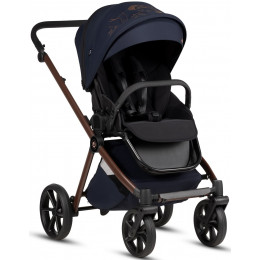 Детская коляска Tutis Mio 3 Plus Limited New 4 в 1 с автокреслом Beno Beige и базой 1622015 Midnight Swallow