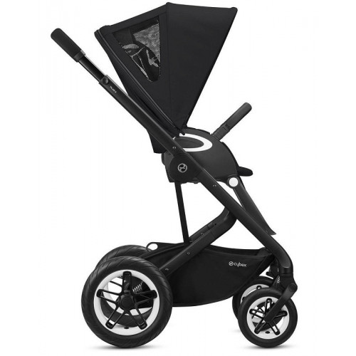 Коляска Cybex Talos S Lux BLK complete Aton S2 Hibiscus Red Base One 4 в 1 Moon Black с дождевиками