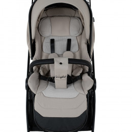 Детская коляска Pituso Mayla Plus 4 в 1 с автокреслом Baesa Black и базой Beige/Black