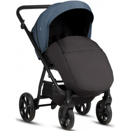 Детская коляска Tutis Leo 3 Plus 4 в 1 с автокреслом Elo Lux EduSky Black и базой 1582288 Deep Blue