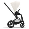 Коляска Cybex Priam IV Matt Black complete Cloud T One Love Base T 4 в 1 Off White