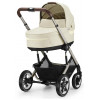 Коляска Cybex Talos S Lux TPE complete Cloud G Stone Grey Plus Base G 4 в 1 Seashell Beige с дождевиками