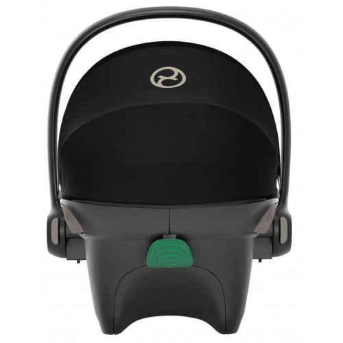 Коляска Cybex Balios S Lux TPE complete Aton S2 Moon Black Base One 4 в 1 Almond Beige с дождевиками