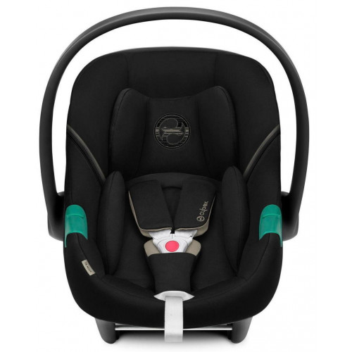 Коляска Cybex Balios S Lux TPE complete Aton S2 Moon Black Base One 4 в 1 Almond Beige с дождевиками
