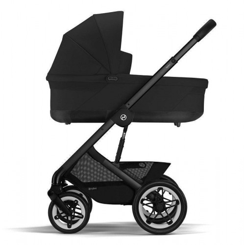 Коляска Cybex Talos S Lux BLK complete Aton S2 Hibiscus Red Base One 4 в 1 Moon Black с дождевиками
