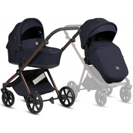 Детская коляска Tutis Mio 3 Plus Limited New 4 в 1 с автокреслом Elo Lux EduSky Black и базой 1622015 Midnight Swallow