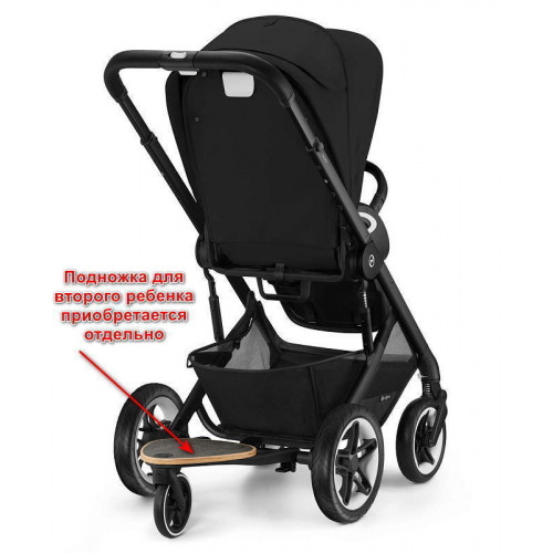 Коляска Cybex Talos S Lux BLK complete Aton S2 Hibiscus Red Base One 4 в 1 Moon Black с дождевиками