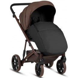Детская коляска Tutis Viva 6 Plus Essential 4 в 1 с автокреслом Beno Black и базой 1612067 Espresso
