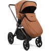 Детская коляска Peppy Monaco Thermo 4 в 1 с автокреслом Verona Beige и базой Biscuit (бисквит), рама серо-коричневая