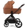 Детская коляска Peppy Monaco Thermo 4 в 1 с автокреслом Verona Beige и базой Biscuit (бисквит), рама серо-коричневая