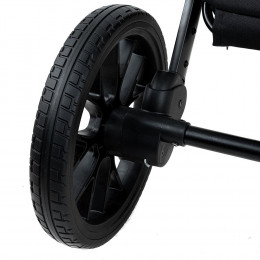 Детская коляска Pituso Mayla Plus 4 в 1 с автокреслом Baesa Black и базой Black/Graphite