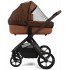 Детская коляска Peppy Monaco Thermo 4 в 1 с автокреслом Verona Beige и базой Biscuit (бисквит), рама серо-коричневая