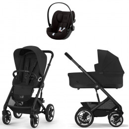 Коляска Cybex Talos S Lux BLK complete Cloud G Magic Black Base G 4 в 1 Moon Black с дождевиками