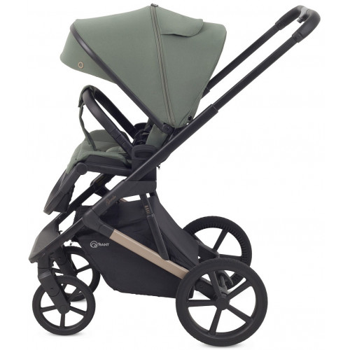 Детская коляска Rant Garda 4 в 1 с автокреслом Miro Black и базой Olive