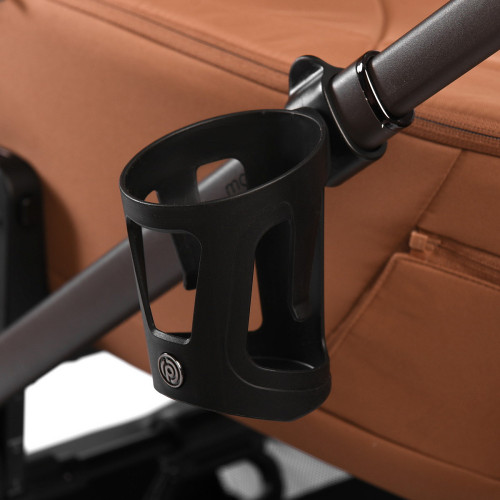 Детская коляска Peppy Monaco Thermo 4 в 1 с автокреслом Verona Beige и базой Biscuit (бисквит), рама серо-коричневая