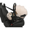 Детская коляска Peppy Monaco Thermo 4 в 1 с автокреслом Verona Beige и базой Biscuit (бисквит), рама серо-коричневая